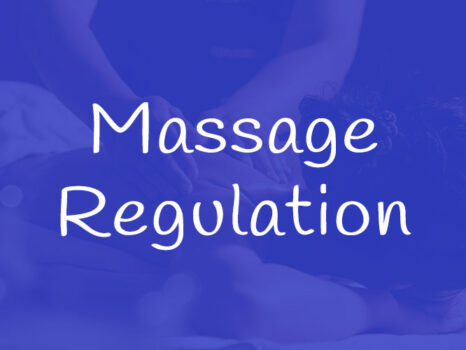 Massage Regulation